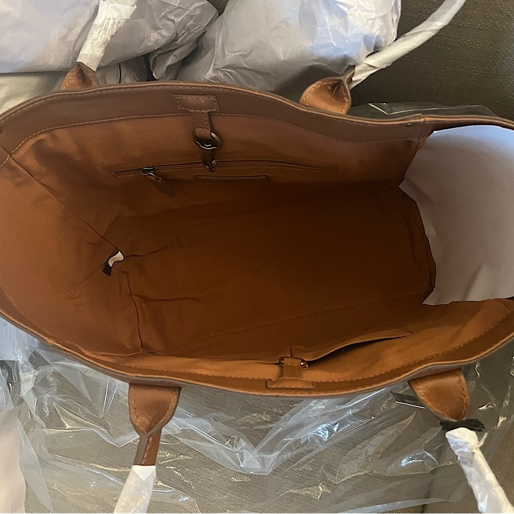 FRYE Olivia Leather Tote Bag - Picture 6 of 9